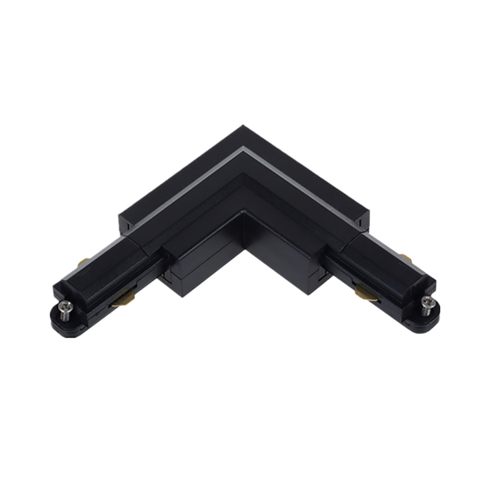 Buy Single Circuit Tracks & Accessories Australia Single Circuit Tracks & Accessorie Right 3 Wire Black Aluminium - TRK1BLCON3R
