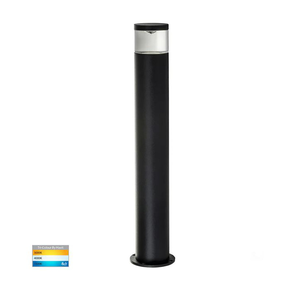 Buy Bollard Lights Australia Highlite Bollard Light Black Aluminium 3CCT- HV1601T-BLK