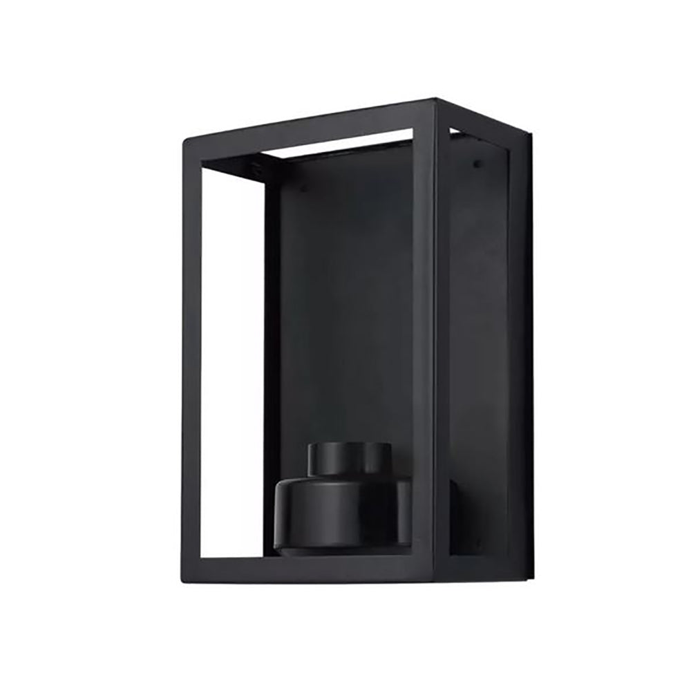 Vancouver Exterior Wall Light W150mm Black Aluminium - MLXVE27FSM