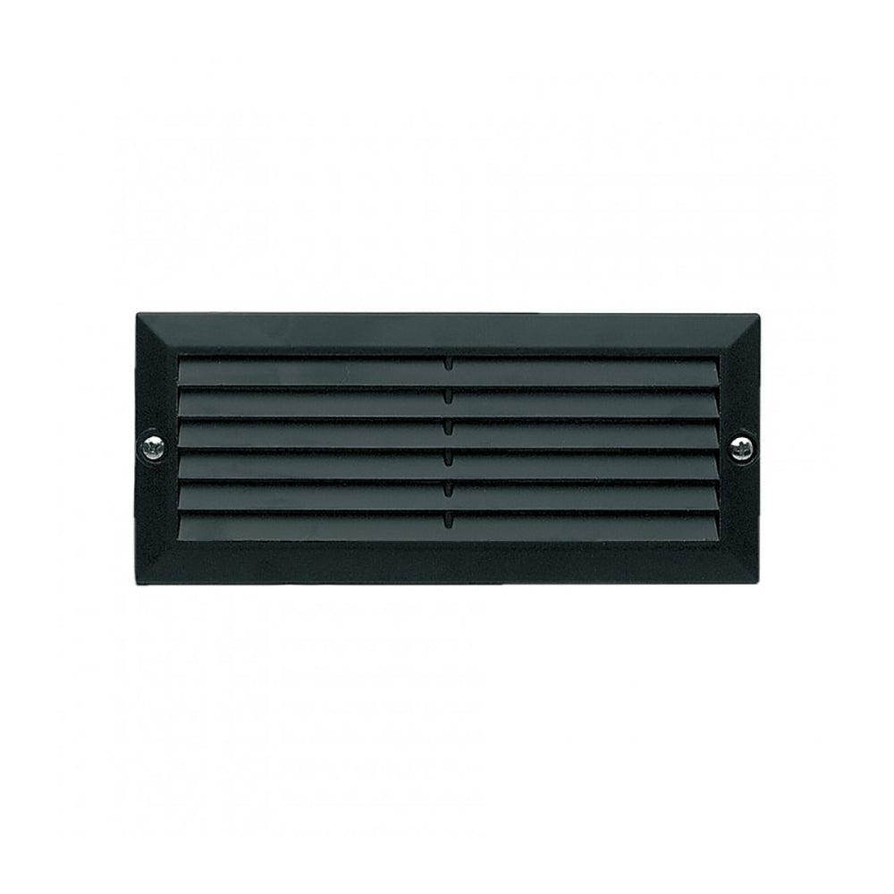 Brick Light Louvre W235mm Black Aluminium - C3009-BL