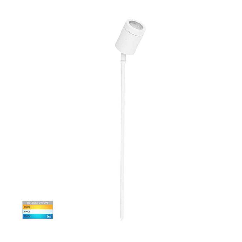 Buy Spike Lights Australia Spike Light 12V White Aluminium 3CCT- HV1421T-WHT