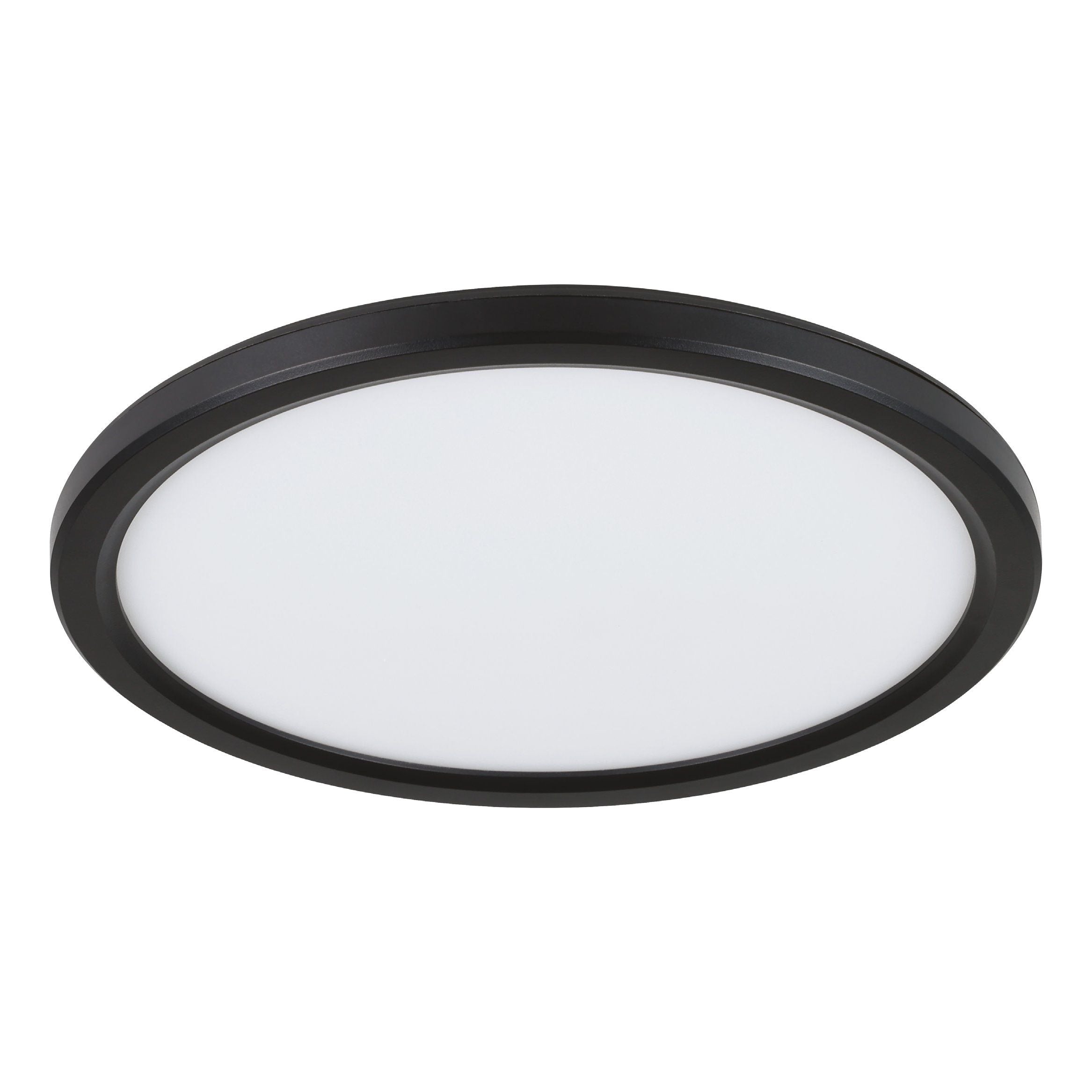 Romeo 220mm Dimmable LED Oyster Light Black 15.2W TRI Colour - 206346