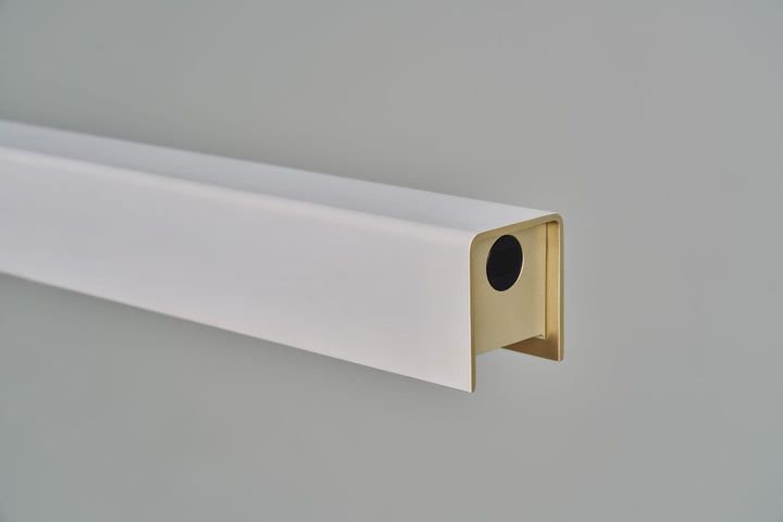 Square Linear LED Pendant Light 40W 4CCT White & Sand Gold - SE S/SQUARE/WHITE/SAND GOLD