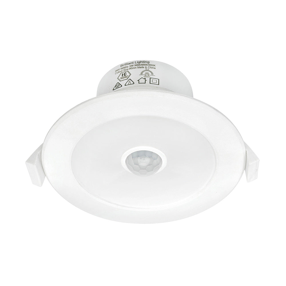Buy Recessed Downlights Australia Lumascan 9W CCT Downlight With PIR Sensor White - 20214/05