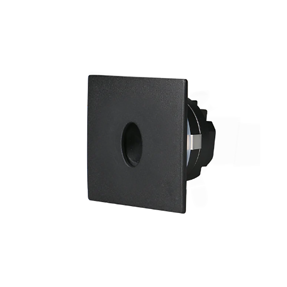 Buy Step Lights Australia Square LED Step Light Black Aluminium 20° TRI colour - STEP-517BK/TC