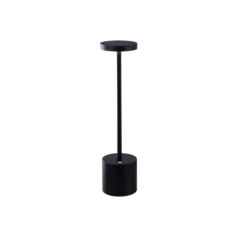 Portable Rechargeable LED Bar Table Lamp Black Aluminum 3000K - LL-LED-24B