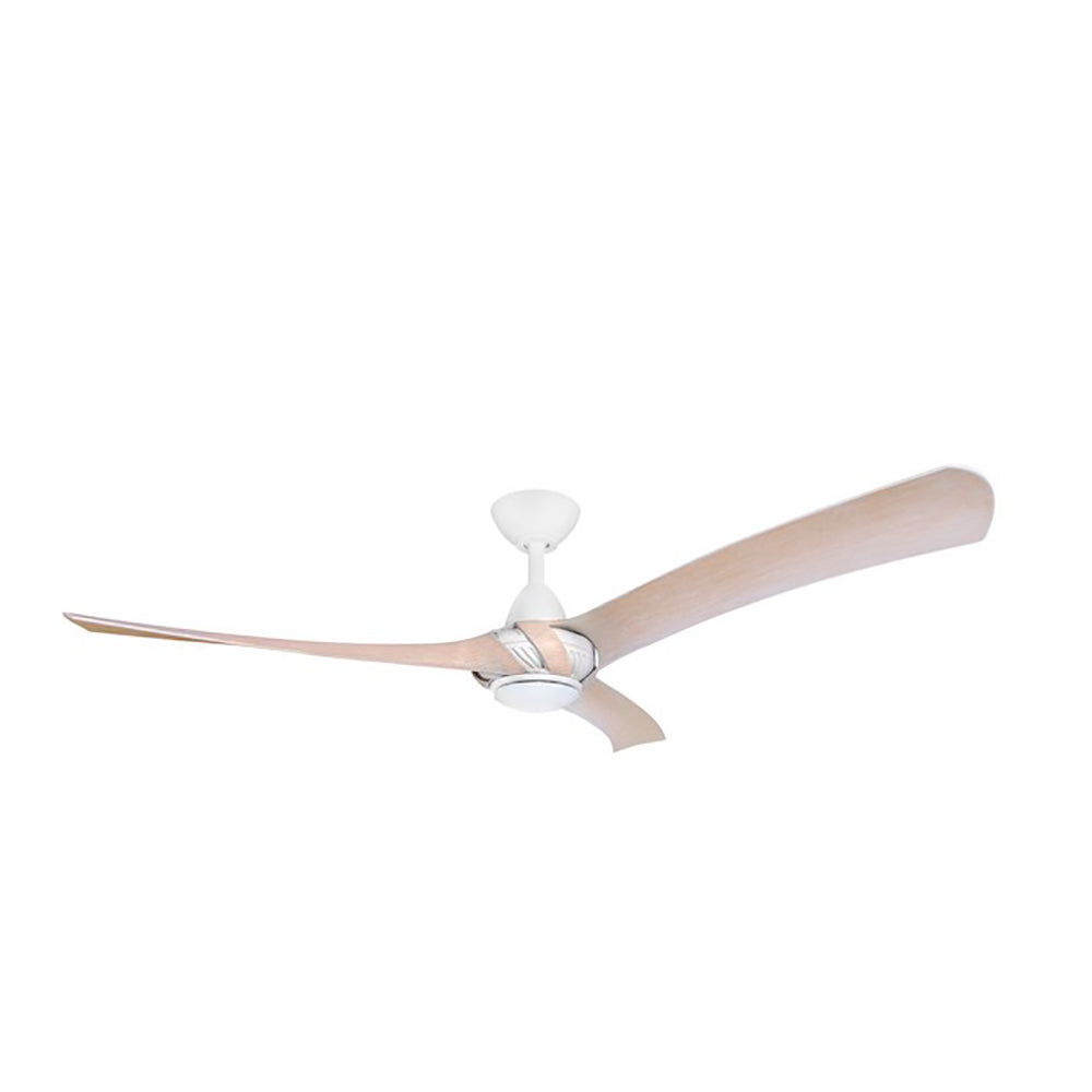 Arumi AC Ceiling Fan 52" Washed Oak LED Light White - ARU52MWWOLED