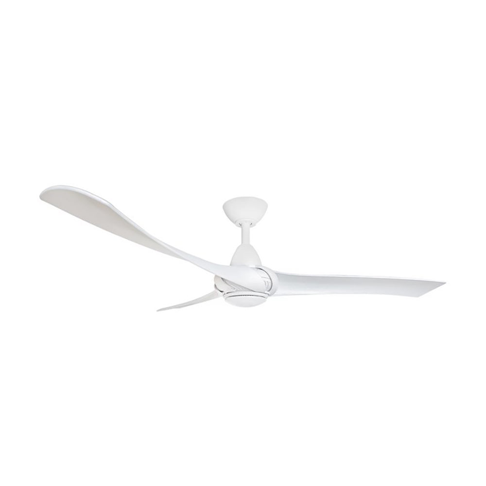 Arumi AC Ceiling Fan 52" Washed White LED Light White - ARU52MWWWLED