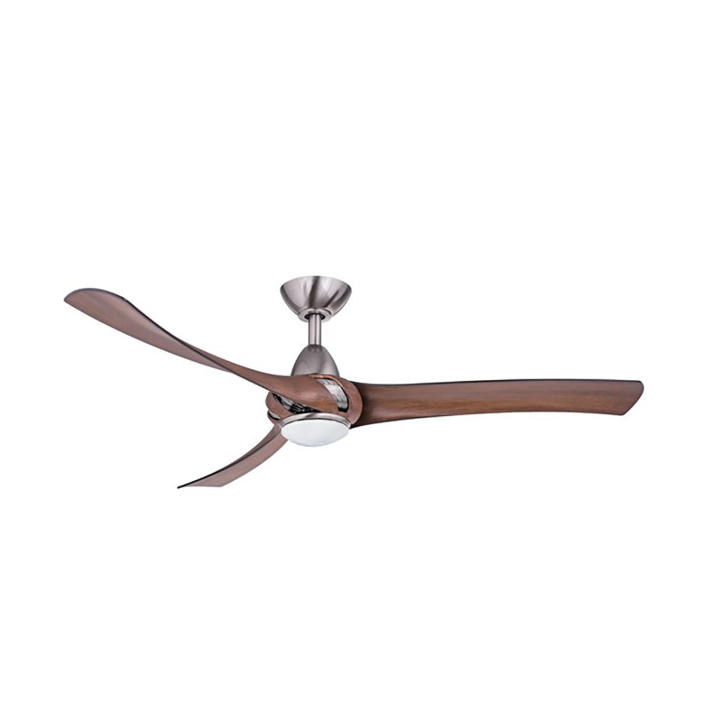 Arumi AC Ceiling Fan 52" Pewter Motor Koa LED Light White - ARU52MWWWLED