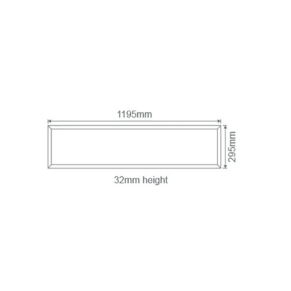 Buy Panel Frames Australia Rectangular Panel Frame W295mm White - 19326