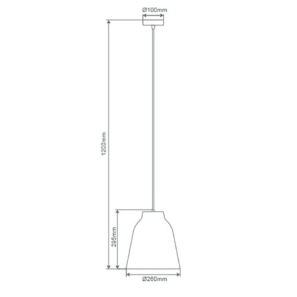Buy Pendant Lights Australia Zoey Pendant Light W260mm Black Metal - 31377