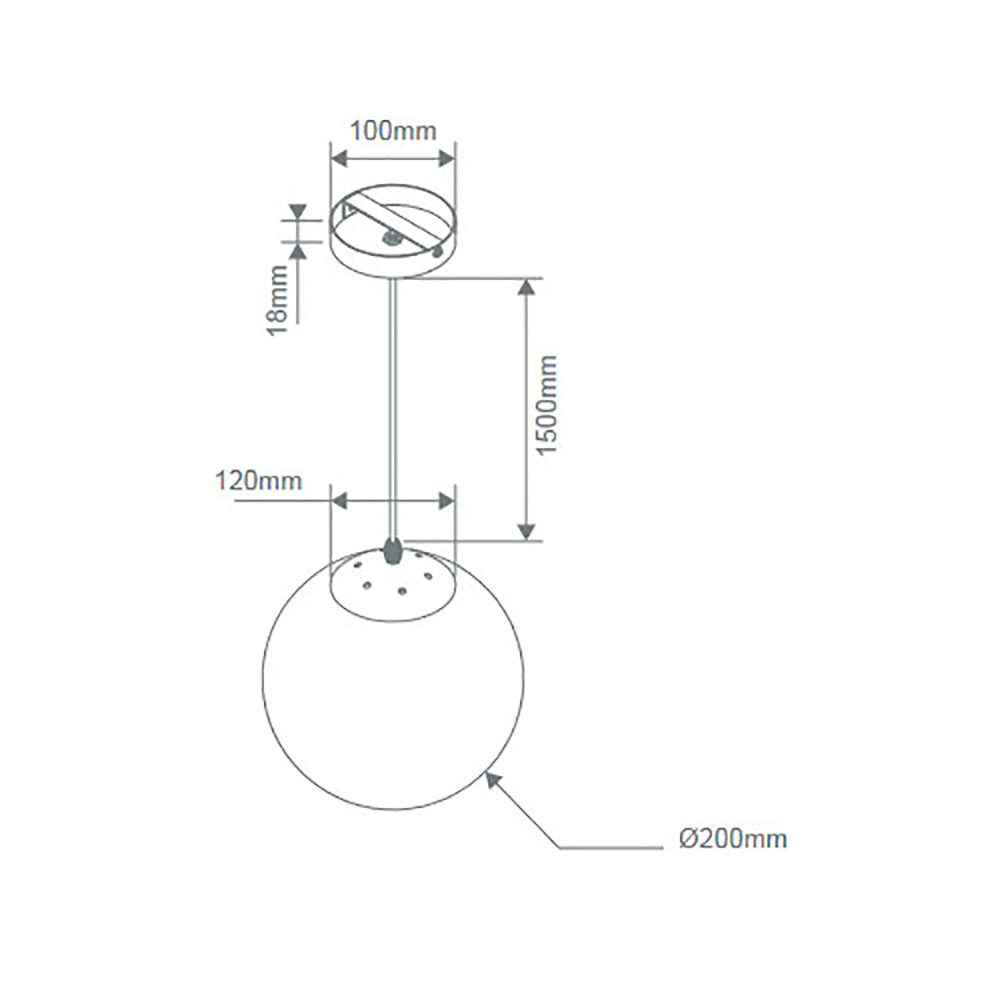 Buy Pendant Lights Australia Bubble Pendant Light W200mm Satin Brass Clear Glass - 31455