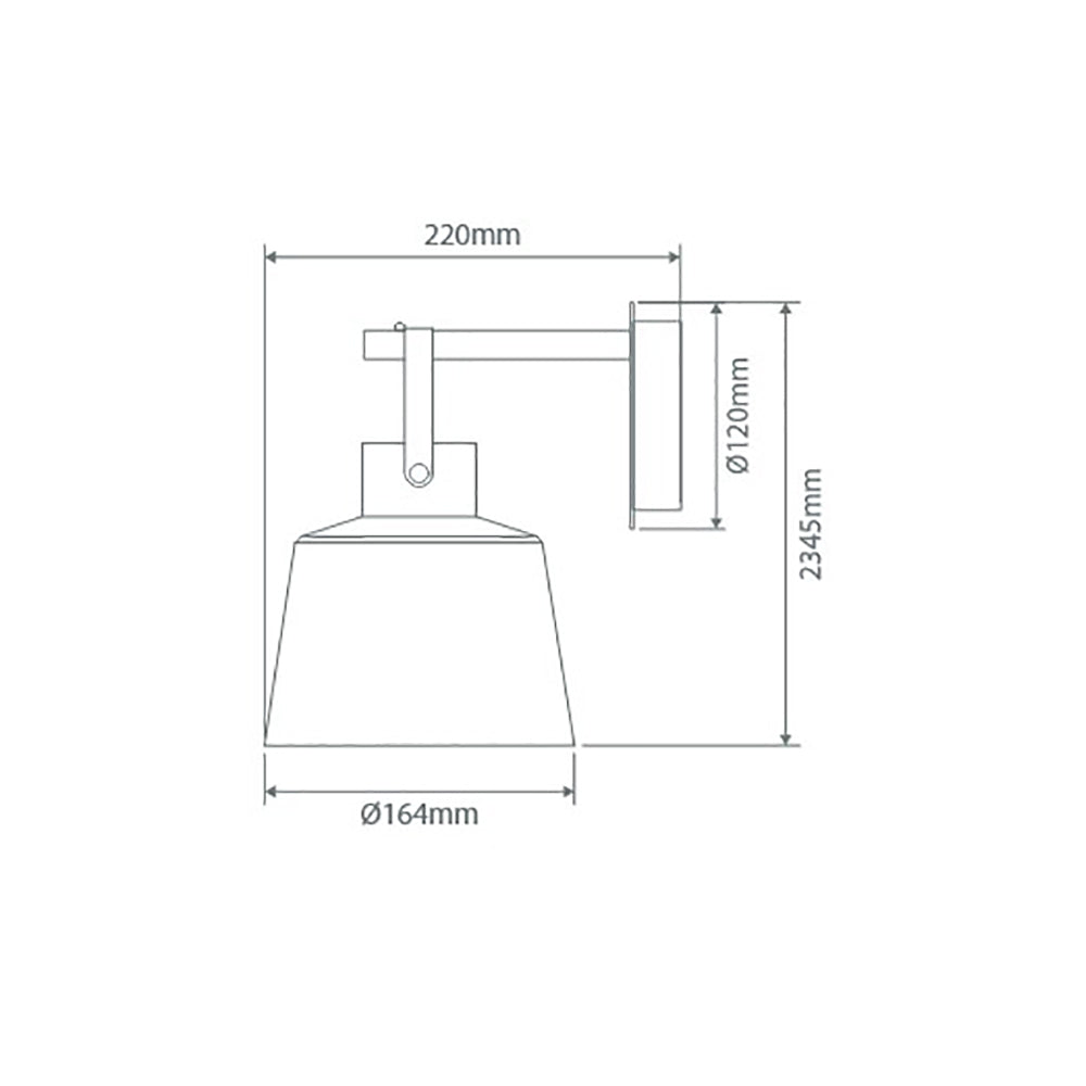 Buy Wall Sconce Australia Strap Wall Sconce Black - 22722