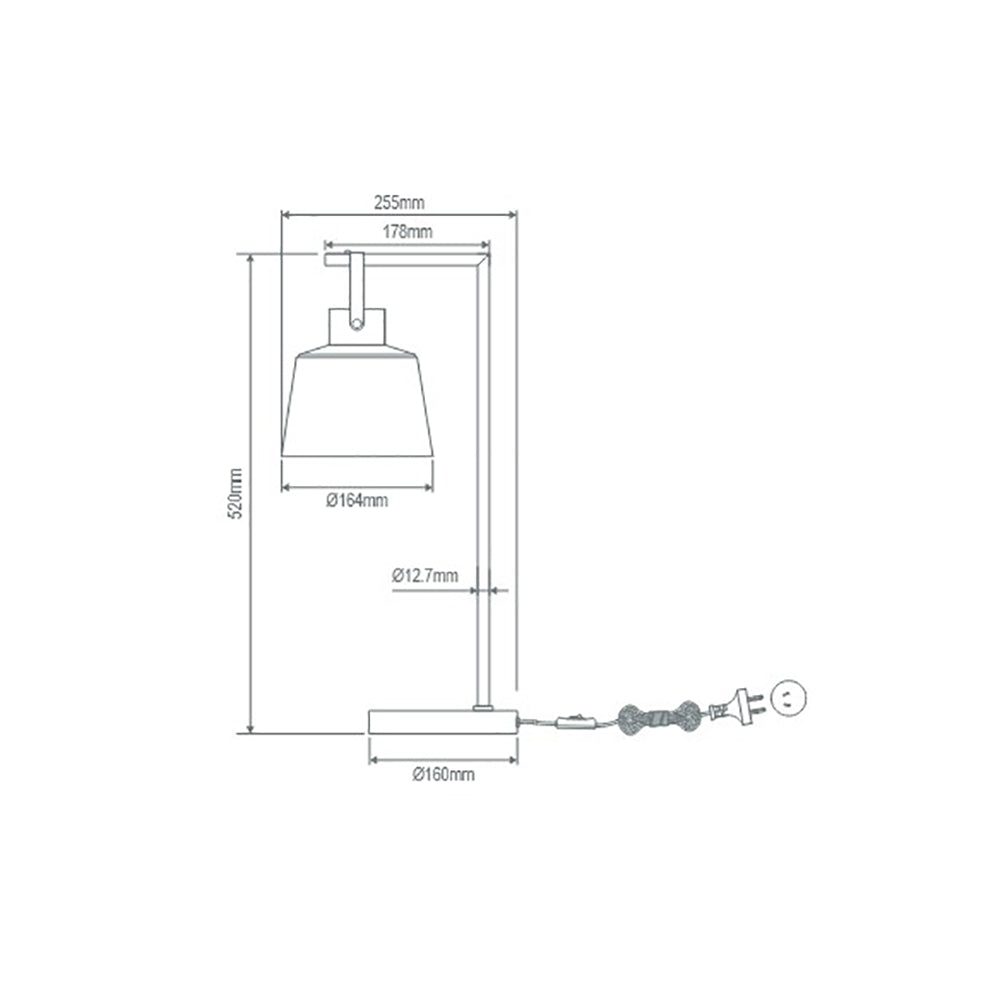 Buy Table Lamps Australia Strap Table Lamp White - 22721