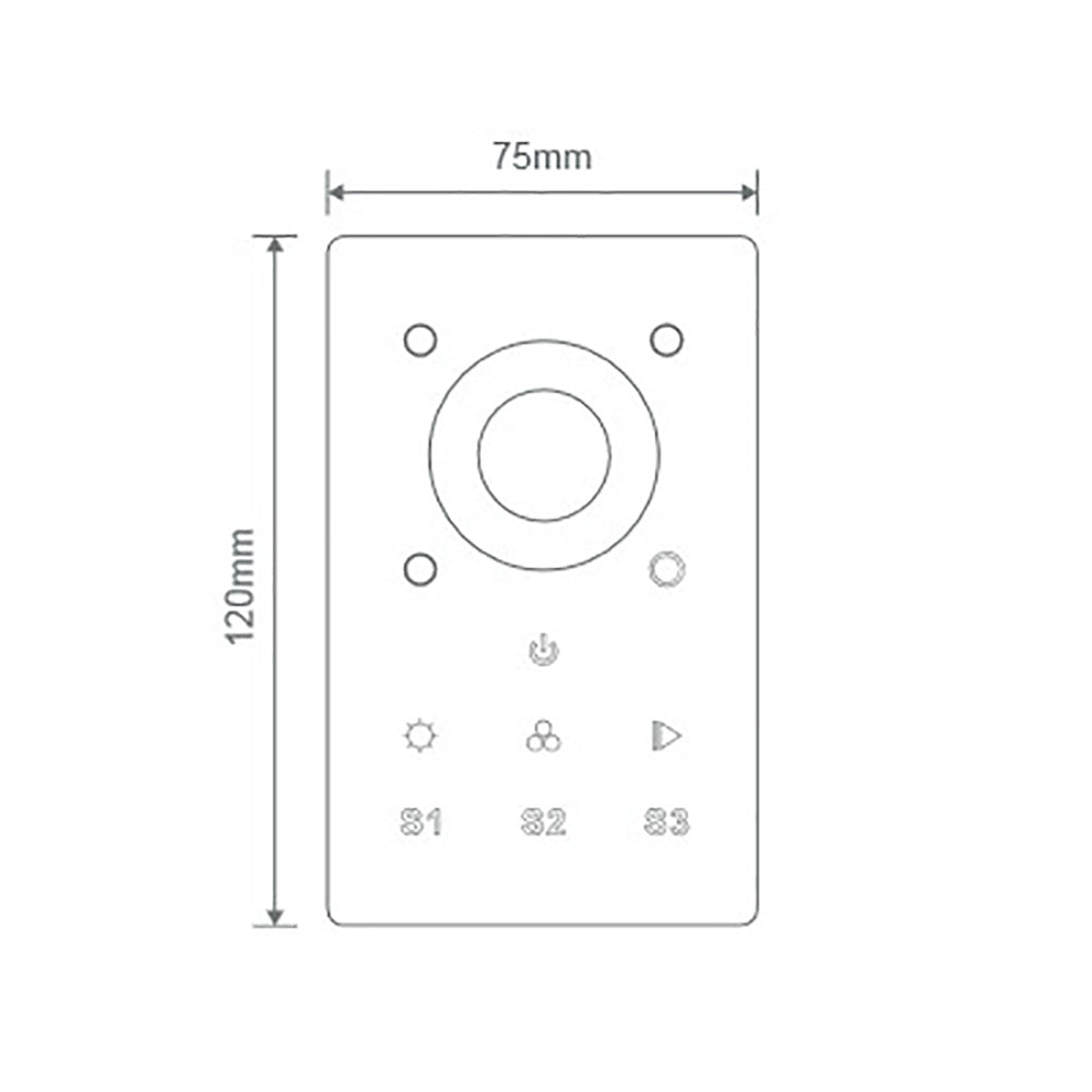 Buy Strip Light Controllers Australia Cham Strip Light Controller White RGBW - 20144