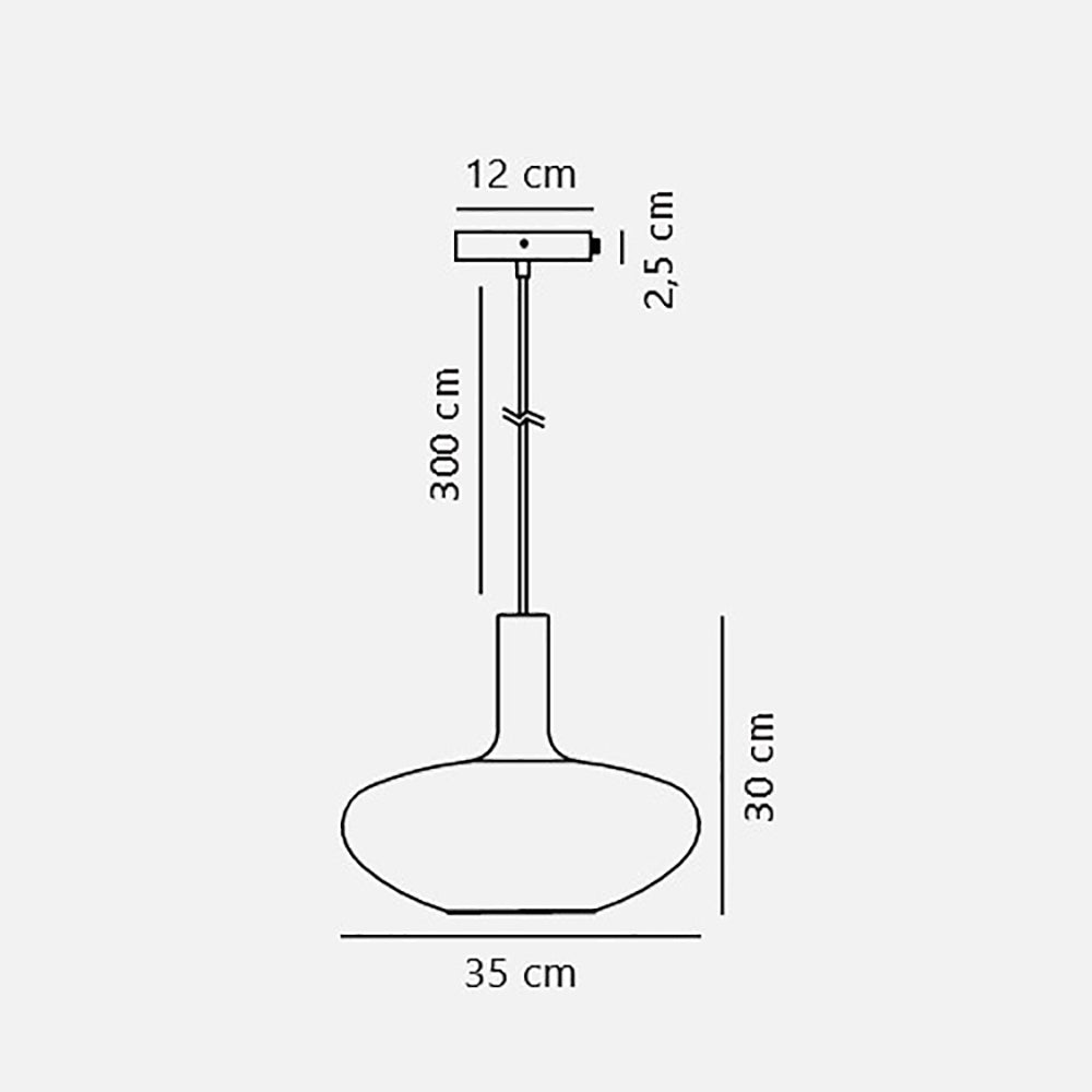 Buy Pendant Lights Australia Alton Pendant Light W350mm Opal White Glass - 48973001