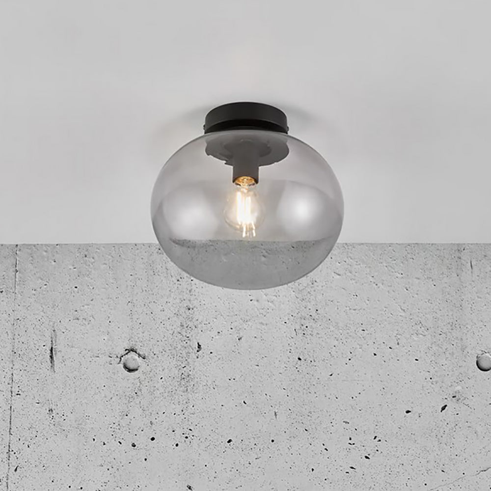 Buy Flush Mount Lights Australia Alton Flush Mount Light Black / Smoked Glass - 2010506047