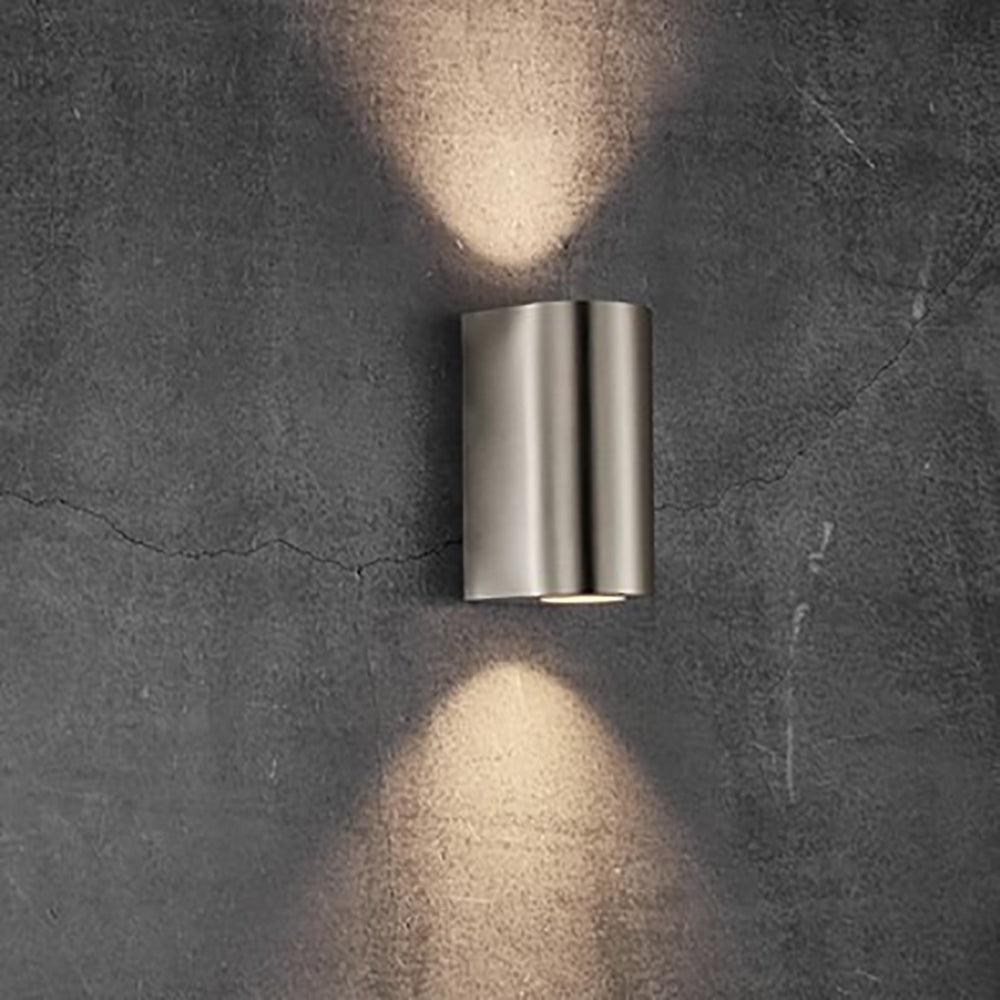 Buy Up / Down Wall Lights Australia Canto Up & Down Wall 2 Lights Stainless Steel - 49721034