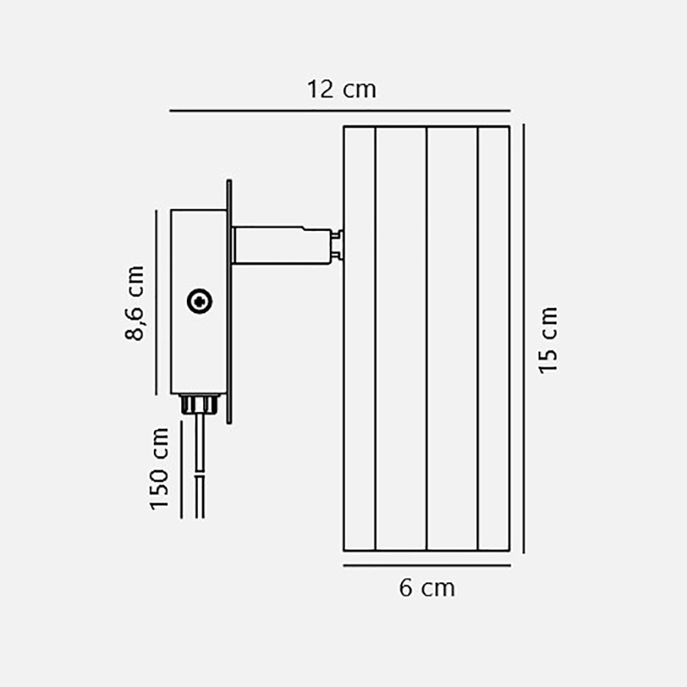 Buy Wall Sconce Australia Alanis Wall Sconce Black Metal - 2213441003