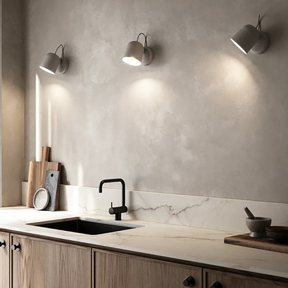 Buy Bedside Reading Lights Australia Angle Bedside Reading Light Grey Metal - 2120601010