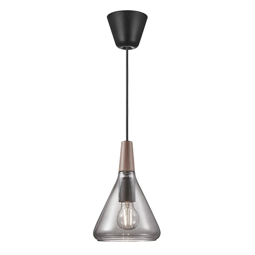Buy Pendant Lights Australia Nori Pendant Light W180mm Smoked Glass - 2120843047