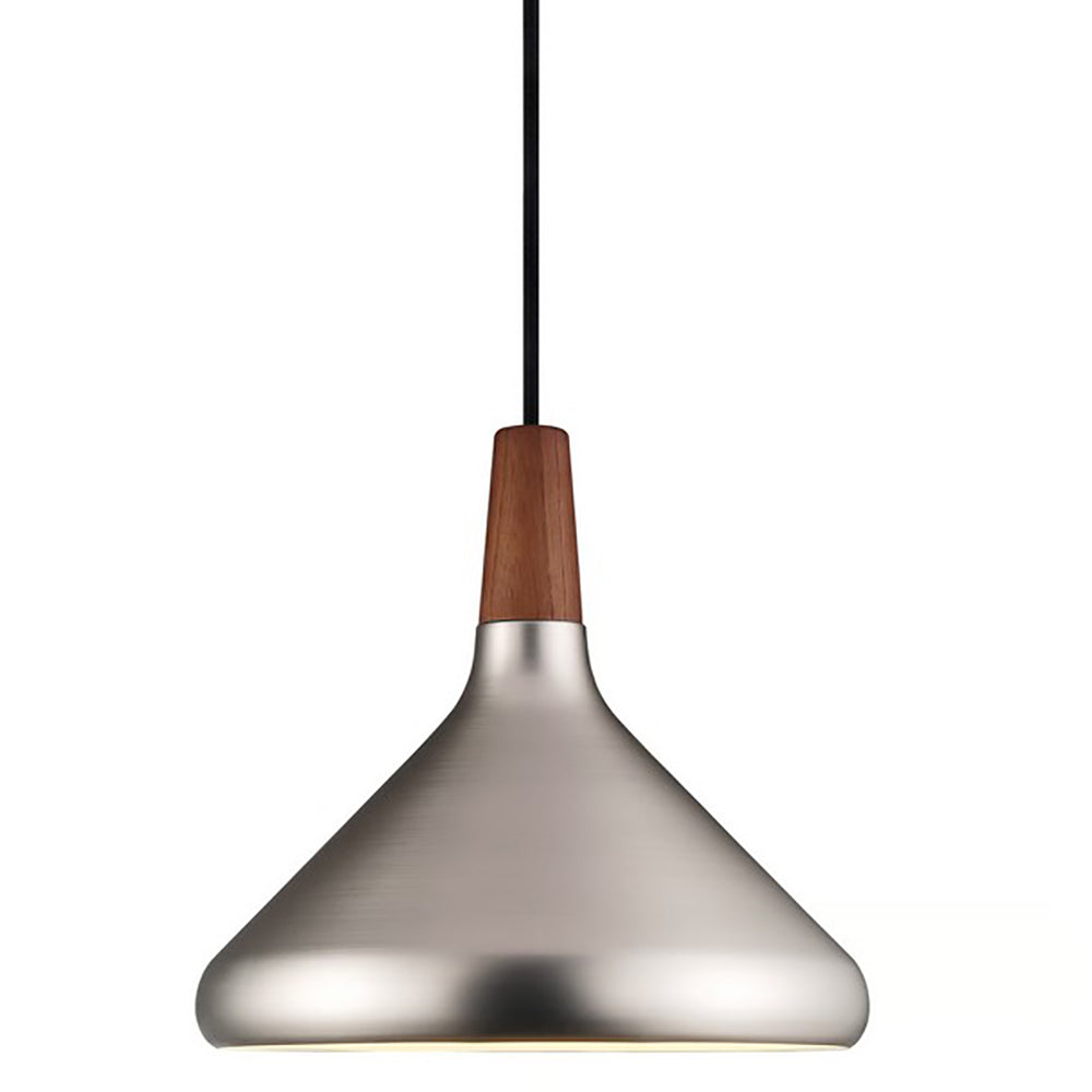 Buy Pendant Lights Australia Nori Pendant Light W270mm Brushed Steel Metal - 2120813032