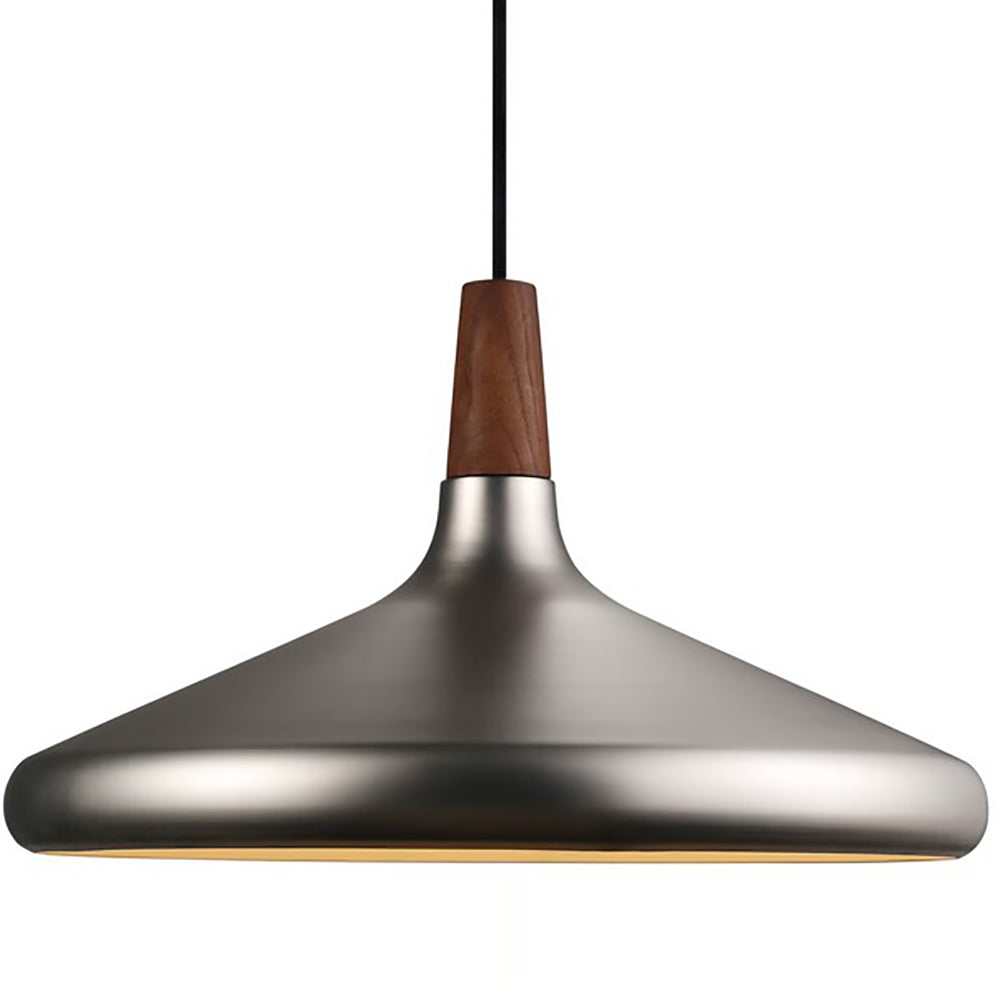 Buy Pendant Lights Australia Nori Pendant Light W390mm Brushed Steel Metal - 2120823032
