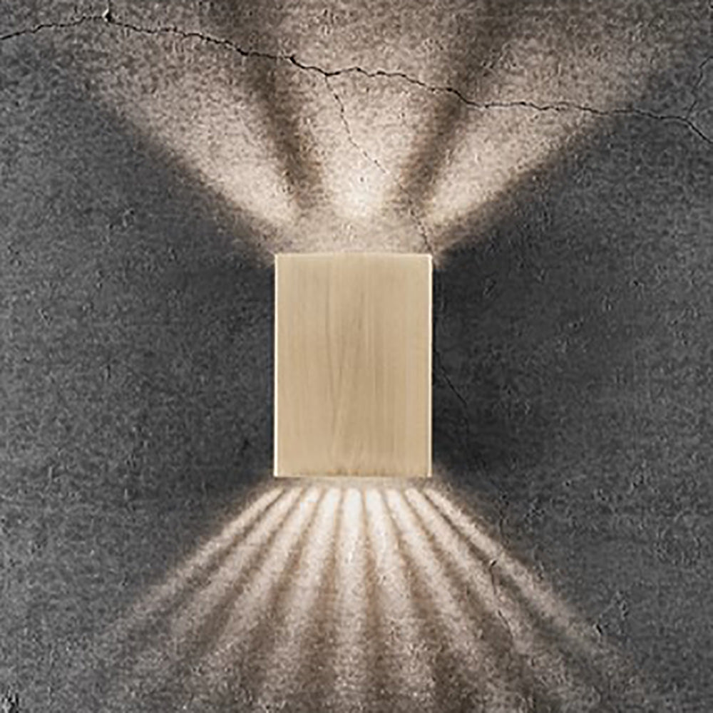 Buy Up / Down Wall Lights Australia Fold Up & Down Wall 2 Lights W105mm Brass 3000K - 2019041035