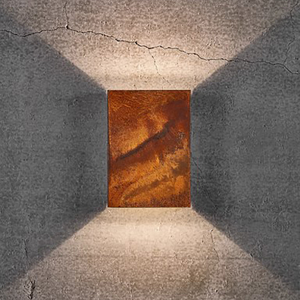 Buy Up / Down Wall Lights Australia Fold Up & Down Wall 2 Lights W148mm Corten 3000K - 2019051038