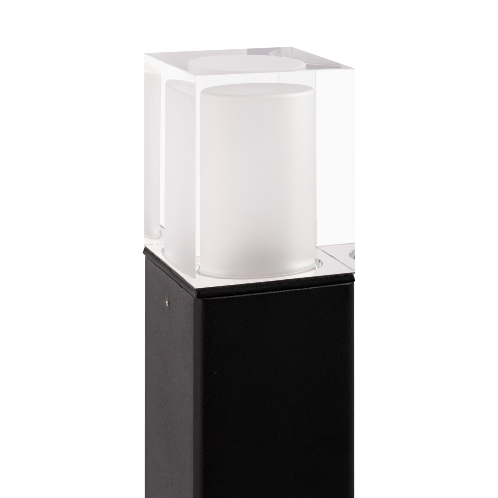 Arendal Mini 370mm LED Bollard Light Steel Black 4W 4000K - NLYS.1567B
