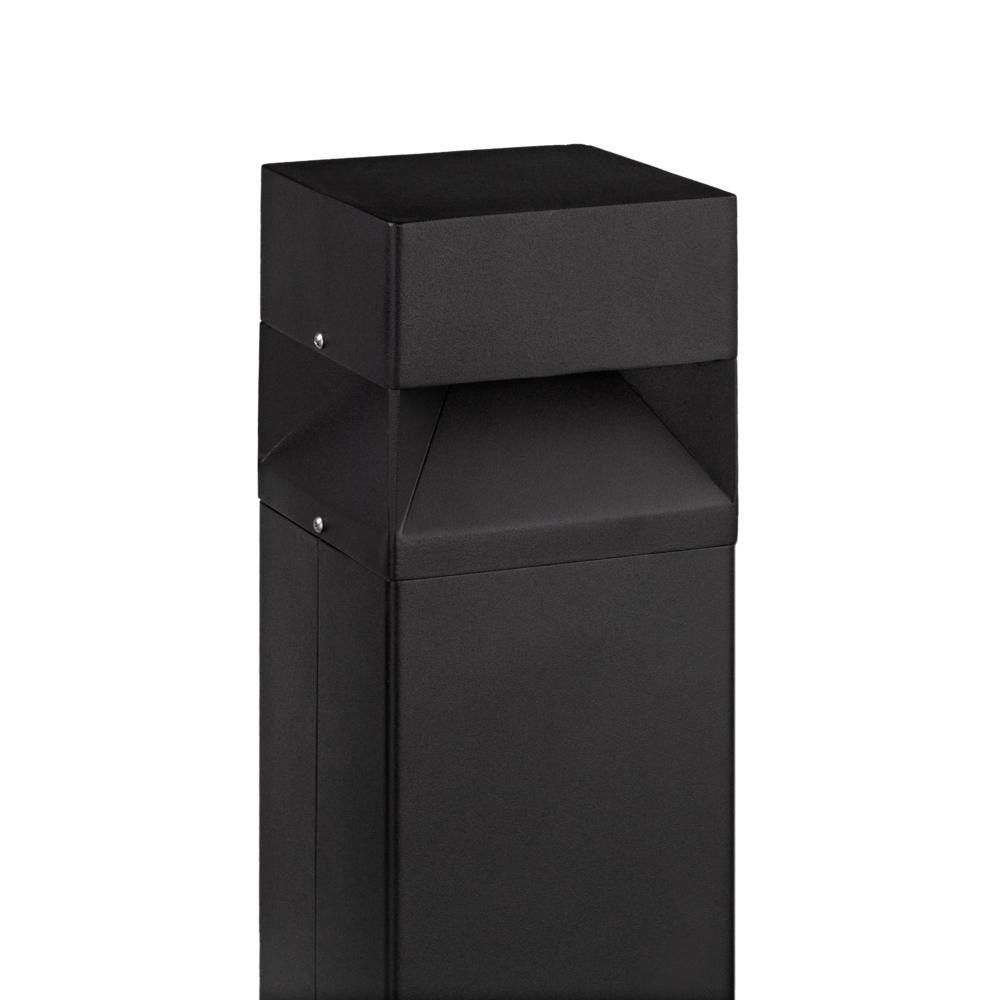 Arvika Steel Bollard Light 9W Black - NLYS.898B