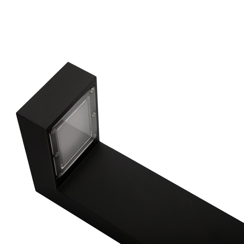 Asker Small LED Bollard Light Aluminium Black 10W 4000K - NLYS.5213B