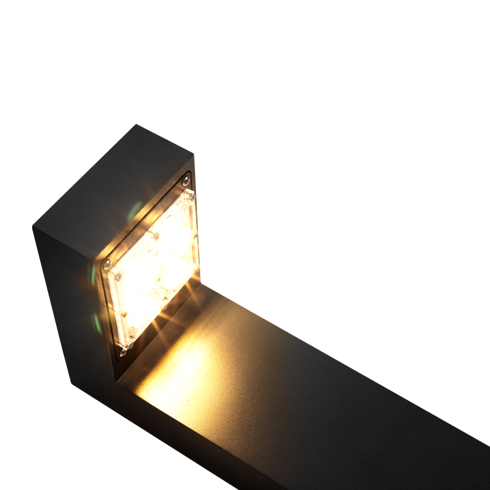Asker Large LED Bollard Light Aluminium IESNA Type V 7.7W 3000K - NLYS.1316B