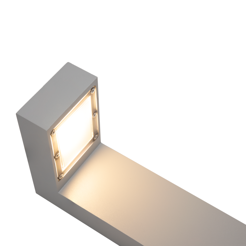 Asker Small LED Bollard Light Aluminium 10W 4000K - NLYS.5213AL