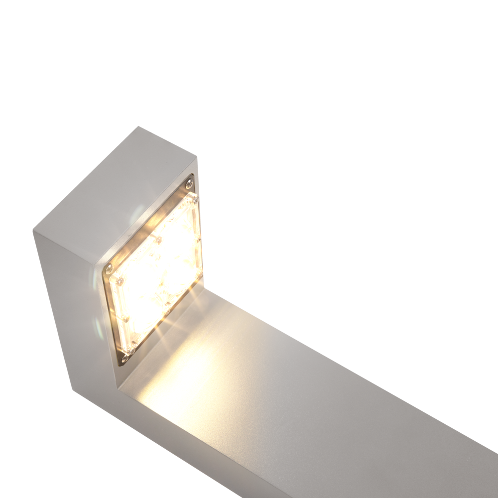 Asker Large LED Bollard Light Aluminium 7.7W 3000K - NLYS.1314AL