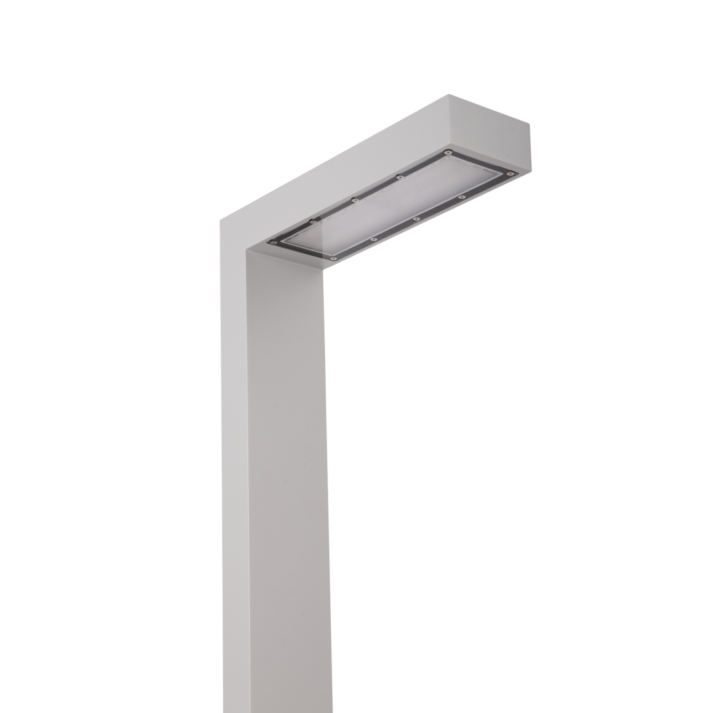 Asker LED Post Light 1 Pole Aluminium 8W 4000K - NLYS.5167AL