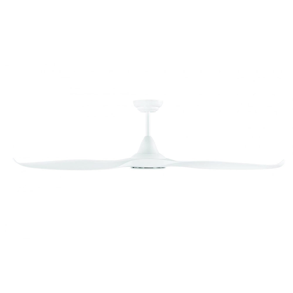 Buy DC Ceiling Fans With Light Australia Noosa 60" DC Fan ABS Light Matt White - 202973