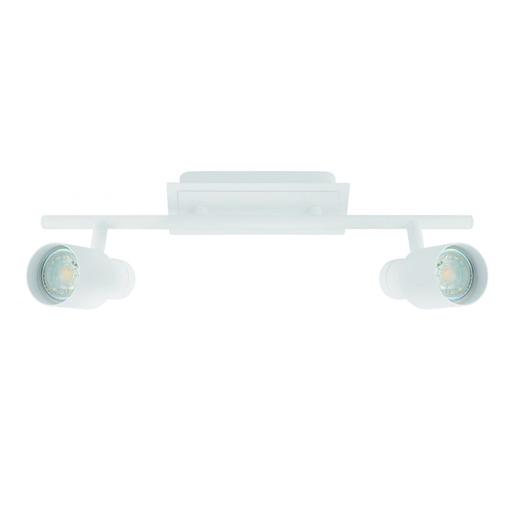 Buy Spotlights Australia Davida 2 Light Spotlight 4000K Matt White - 204332