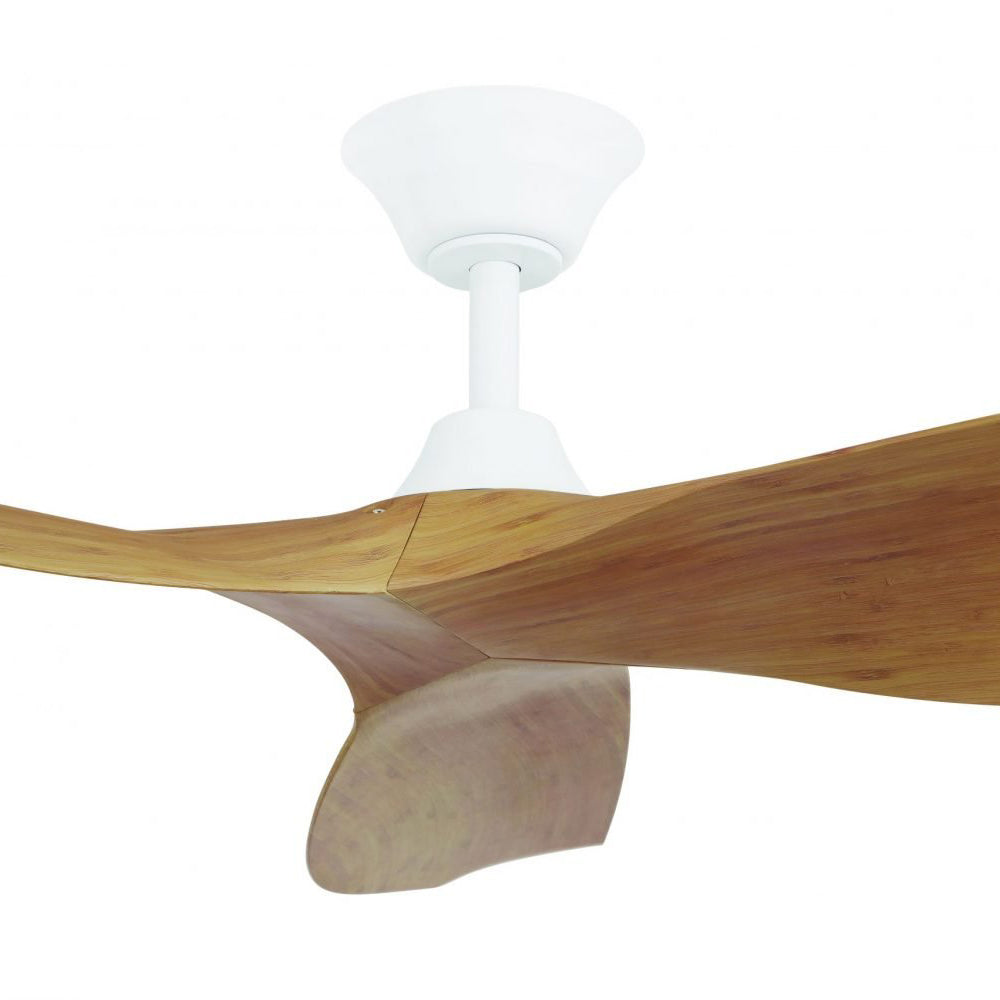 Buy DC Ceiling Fans Australia Cabarita 50" DC Fan Bamboo Finish & Matt White - 204353