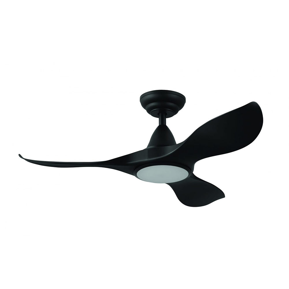 Buy DC Ceiling Fans With Light Australia Noosa 40" DC Fan ABS Light Matt Black - 204788