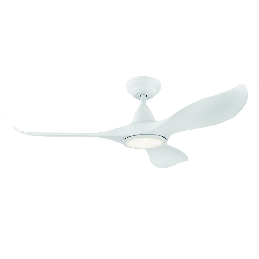 Buy DC Ceiling Fans With Light Australia Noosa 46" DC Fan ABS Light Matt White - 204801