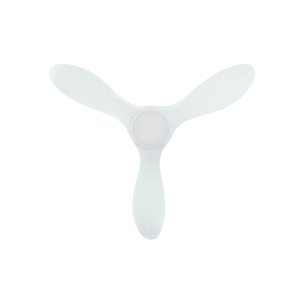 Buy DC Ceiling Fans With Light Australia Noosa 46" DC Fan ABS Light Matt White - 204801