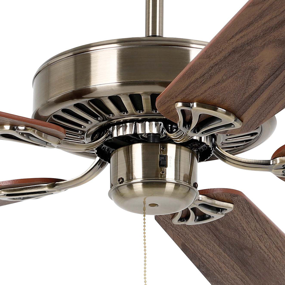 Buy AC Ceiling Fans Australia Waikiki 52" AC Fan Antique Bronze / Walnut Blades - 20518109