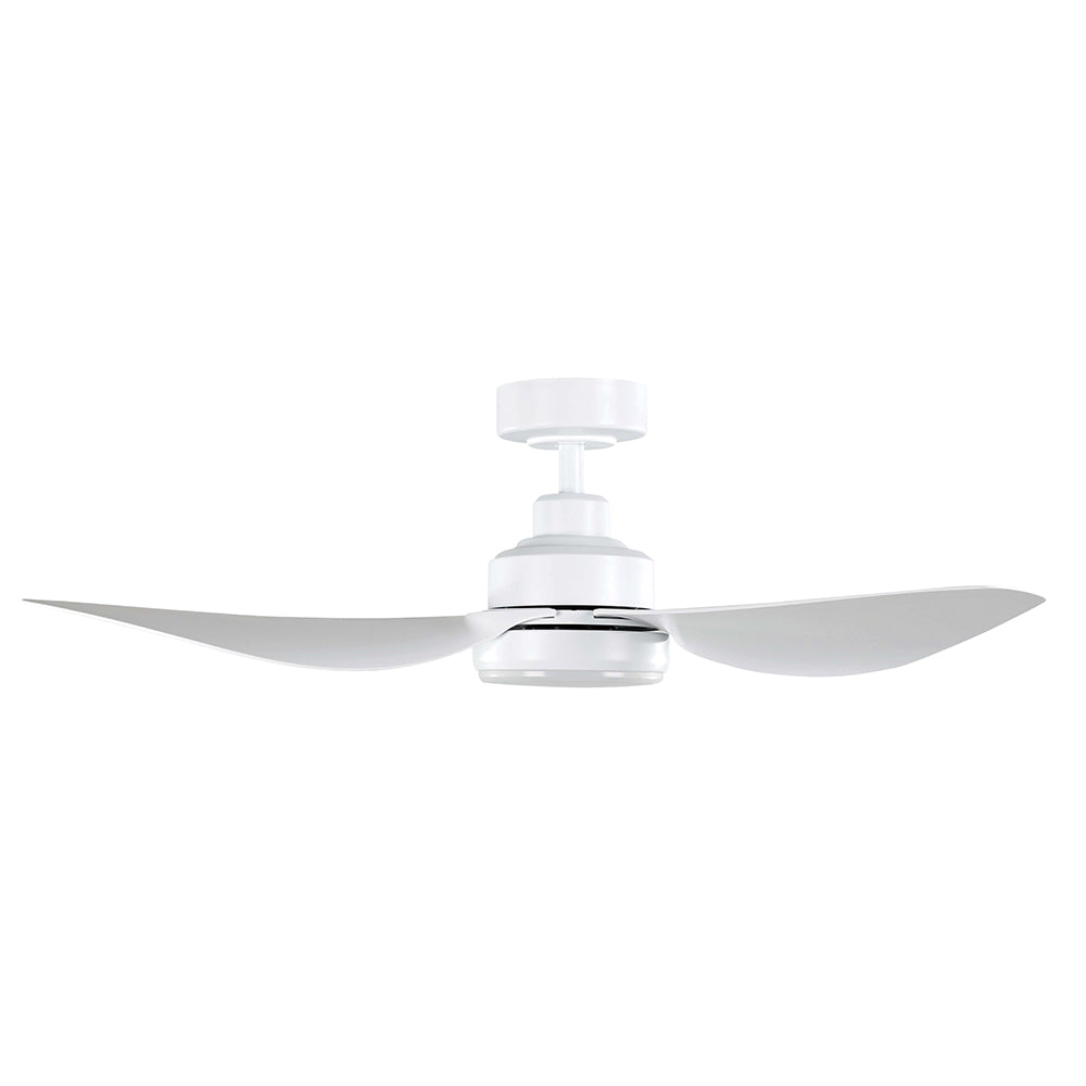 Buy DC Ceiling Fans With Light Australia Torquay 42" DC Fan Matt White With 20W TRI Colour LED - 20522601