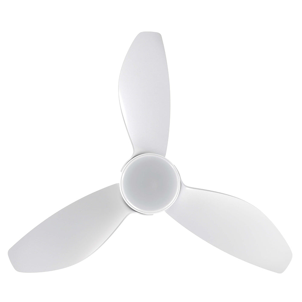 Buy DC Ceiling Fans With Light Australia Torquay 42" DC Fan Matt White With 20W TRI Colour LED - 20522601