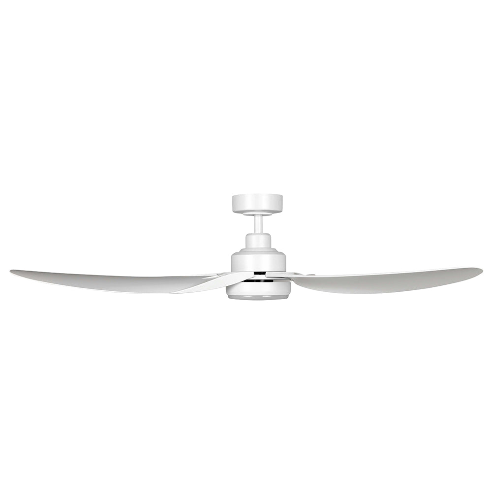 Buy DC Ceiling Fans With Light Australia Torquay 56" DC Fan Matt White With 20W TRI Colour LED - 20523101