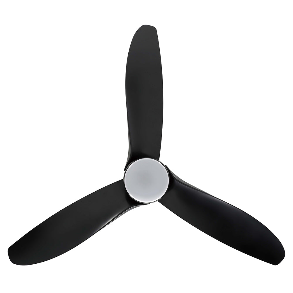 Buy DC Ceiling Fans With Light Australia Torquay 56" DC Fan Matt Black With 20W TRI Colour LED - 20523102