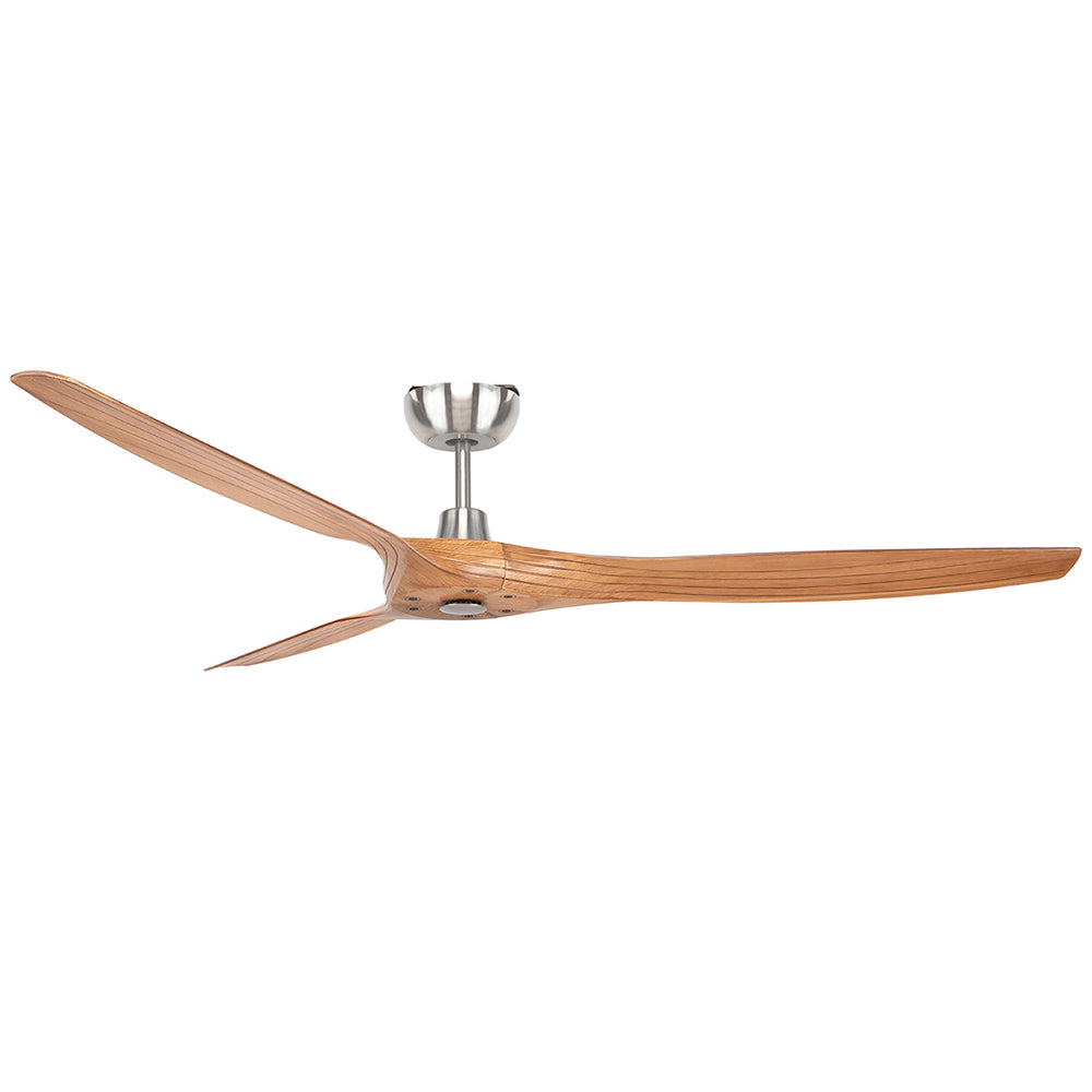 Maverick 60" DC Ceiling Fan Brushed Nickel & Oak - 20527/13