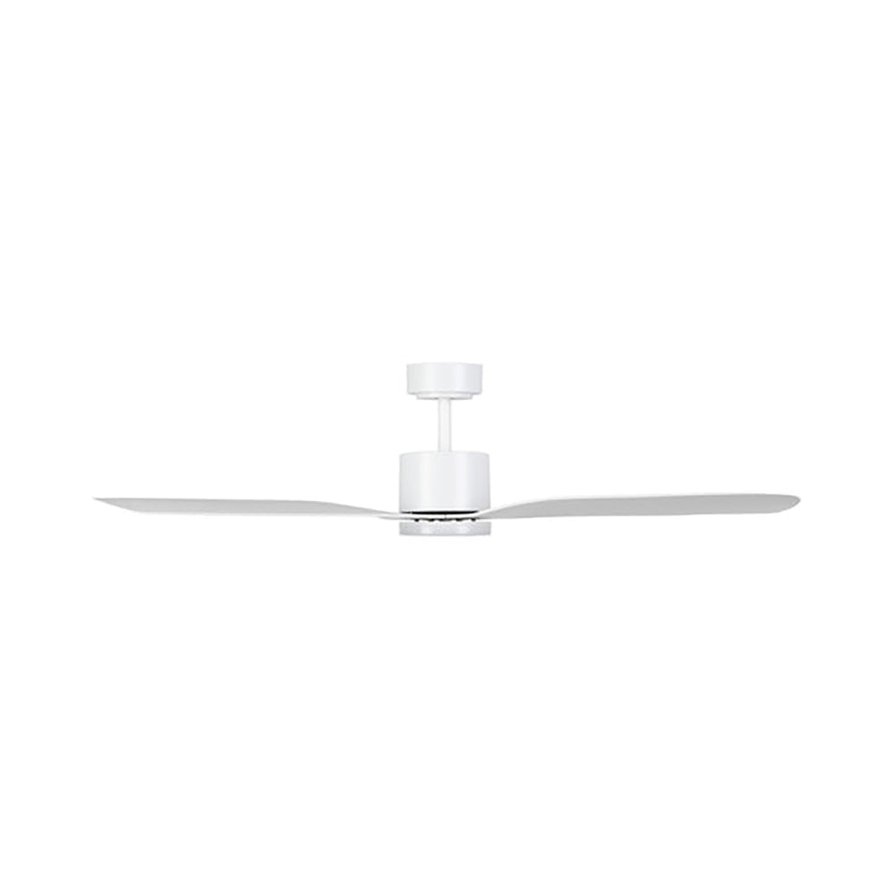 Buy DC Ceiling Fans With Light Australia ILUKA DC Ceiling Fan 60" Matt White With LED - 20538101