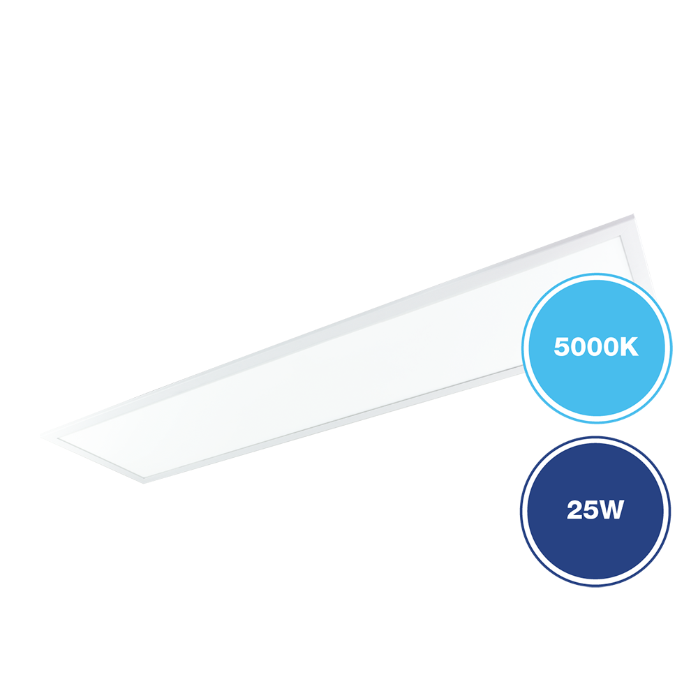 Buy LED Panel Lights Australia Baklite LED Panel Light W295mm 25W White Metal 5000K - 223575